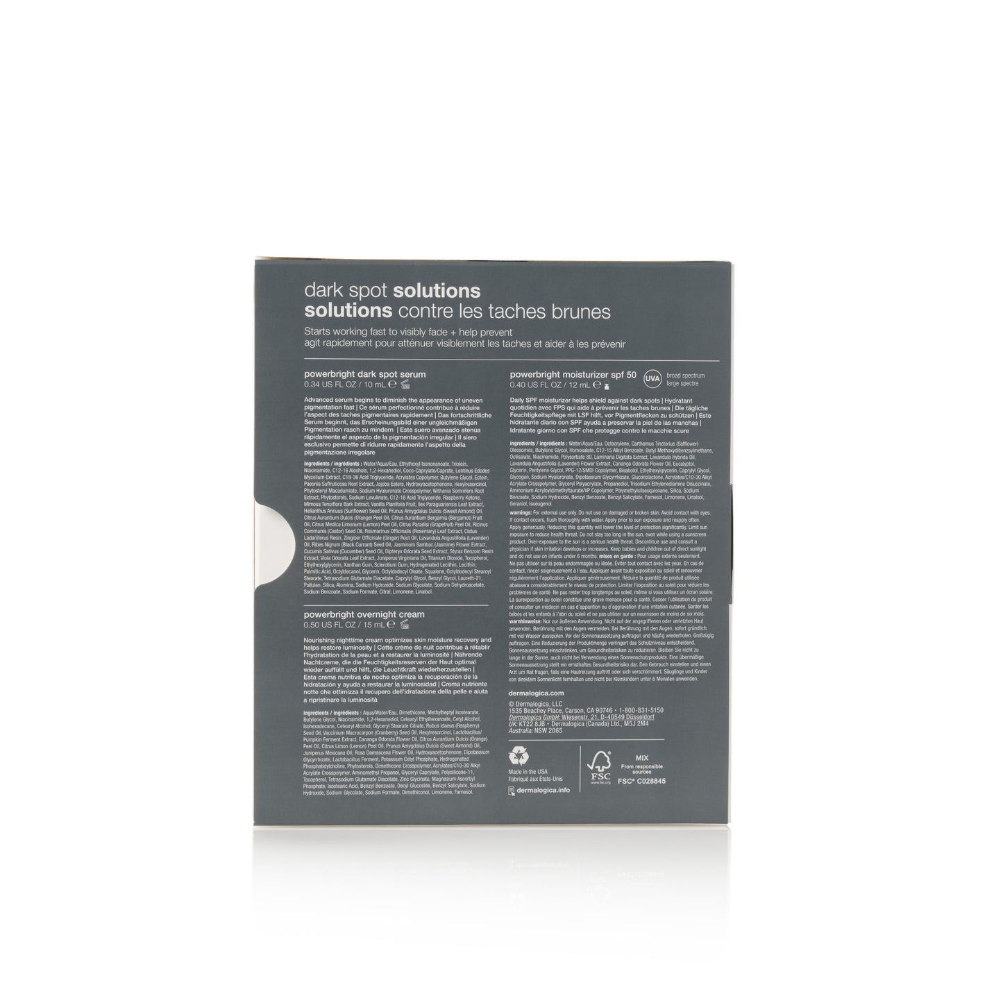 Powerbright dark spot solution kit
